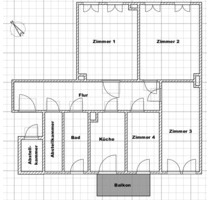 Helle 4 Zimmer Altbauwohnung mit Balkon in Leipzig Lindenau