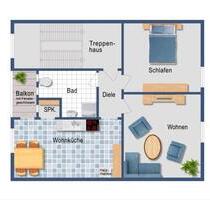 kernsanierte 2 Zimmer Wohnung, KDB, Loddgia, Gartenmitbenutzung - Köln Kalk