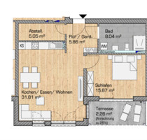 2 Zimmer Wohnung, 68qm, zur Miete - Pfarrkirchen
