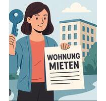 Helles Zimmer in einer Wohnung mit Küche und Bad - Karlsruhe Durlach