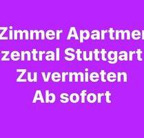 1 Zimmer Wohnung Apartment möbliert Zentral Stuttgart
