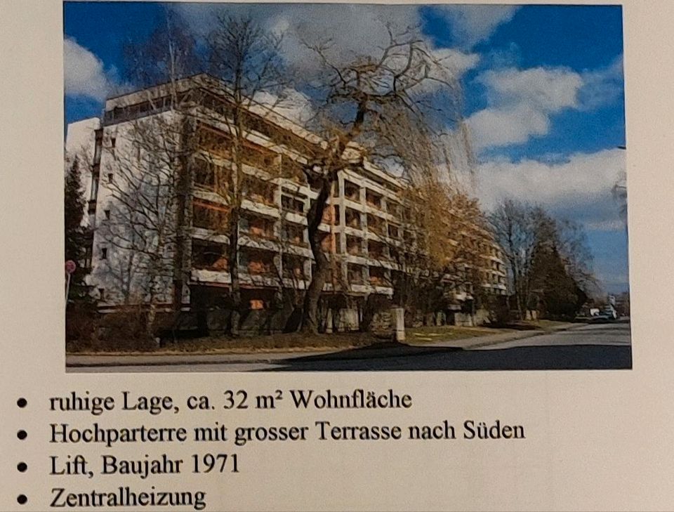 1 Zimmer Appartement - 850,00 EUR Kaltmiete, ca.  32,00 m² in Augsburg (PLZ: 86199) Bergheim