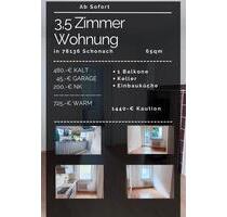 3,5 Zimmer Wohnung in Schonach zu vermieten - Villingen-Schwenningen