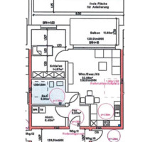 Zwei-Zimmer Wohnung, 67,13 m², wenige Gehminuten zum Bahnhof - Düren Rölsdorf