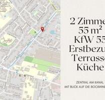 2 Zimmer Wohnung, 55 m², Erstbezug, EBK, zentral in Papenburg