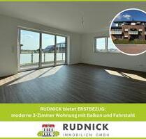RUDNICK bietet ERSTBEZUG: moderne 3-Zimmer Wohnung mit Balkon und Fahrstuhl - Haste