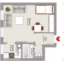 Frisch renovierte 1-Zimmer Wohnung - Karlsruhe Durlach