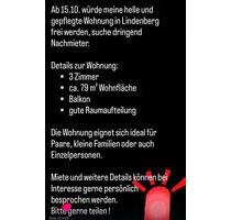 3-Zimmer Wohnung - 850,00 EUR Kaltmiete, in Lindenberg im Allgäu (PLZ: 88161)