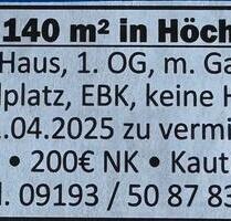 4 Zimmer Wohnung in Höchstadt Süd - Höchstadt an der Aisch