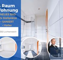 WOW! sanierte 3 Raum Wohnung mit neuem Bad + franz. Balkon + Stellplatz in Lichtenstein zu vermieten - Lichtenstein/Sachsen