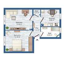 Schicke 3 Zimmer Wohnung mit Einbauküche! - Elstra