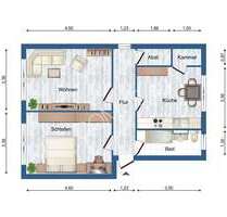Renovierte 2 Zimmer Wohnung mit Einbauküche! - Galenbeck