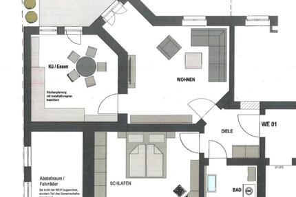 Exklusive kernsanierte 2-Zimmer Wohnung - Augsburg Pfersee