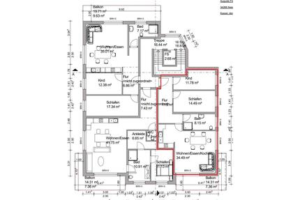 Neubau 3-Zimmer-Wohnung, 90 m² – Erstbezug ab Aug.Sep. 2026 - Lohfelden