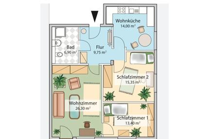 3 Zimmer Wohnung in Plettenberg Zentrum zu Vermieten Fußgängerzon