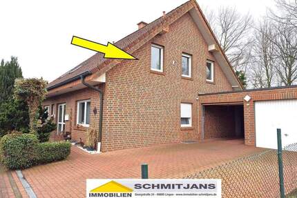 Helle 3 Zimmer Wohnung im DG im Zweifamilienhaus mit Balkon und Garage - Freren