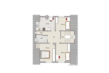 3 Zimmer DG Wohnung zu vermieten Bensheim