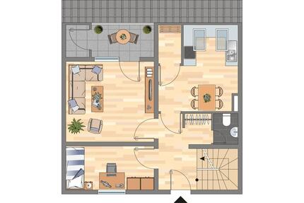 Charmante 3-Zimmer Maisonette-Wohnung mit Bodenheizung - ab sofort Verfügbar.. - Werne