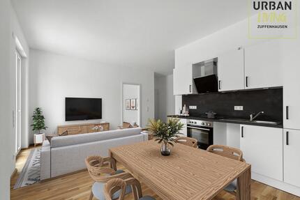 Urbanes Wohnen mit Erholungswert - 3-Zimmer-Wohnung mit Terrasse - Stuttgart Zuffenhausen