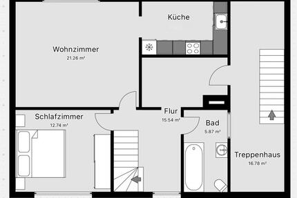 Schöne 3,5 Zimmer Maisonette Wohnung voraussichtlich ab Juni 2026 - Uder