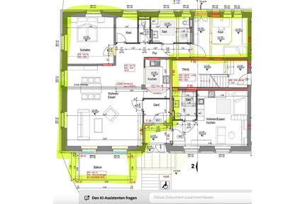 Kernsanierte 3,5 Zimmer Wohnung 113m2 - Frankenhardt