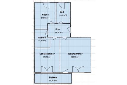 Wohnung in Völklingen Ludweiler 3 Zimmer Küche Bad Balkon