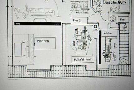 Dachgeschosswohnung 2 Zimmer - Küche - Duschbad im Landgebiet bei - Oststeinbek
