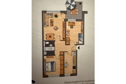 3 Zimmer Wohnung - 737,00&nbsp;EUR Kaltmiete, ca.&nbsp; 65,00&nbsp;m&sup2; in Wolfsburg (PLZ: 38448) Alt-Wolfsburg