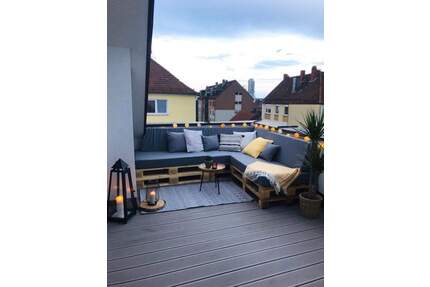 Über den Dächern - moderne 2 Zimmer Whg. mit Loggia Nähe Stresemannplatz - Nürnberg Gärten b Wöhrd