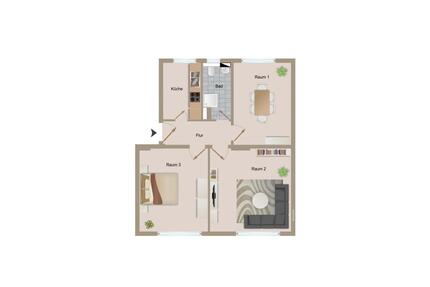 ! Ich werde noch saniert! - 550,00&nbsp;EUR Kaltmiete, ca.&nbsp; 68,74&nbsp;m&sup2; in Magdeburg (PLZ: 39110) Diesdorf