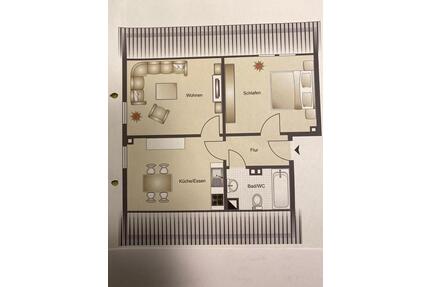 2,5 Zimmer DG Wohnung in Lünen-Alstedde