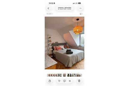 WG-Zimmer in Hamburg 1.000,00 € 21 m²