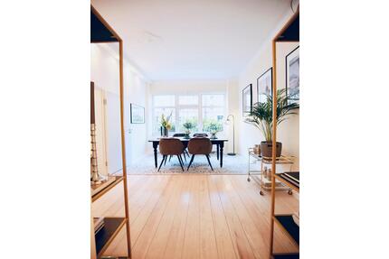 Besichtigung Mo. 30.3.! Helle Wohnung 3 Zimmer Garten Winterhude - Hamburg