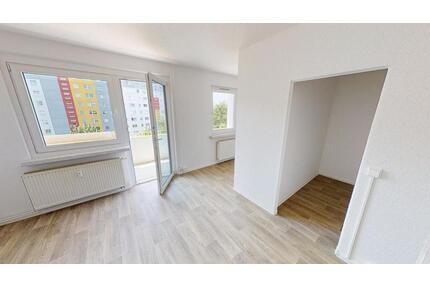 Ebenerdig erreichbare 1-Raum-Wohnung mit Balkon - Chemnitz Markersdorf