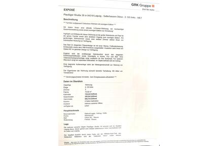 3 Zimmer Wohnung zum Mieten - 955,00&nbsp;EUR Kaltmiete, ca.&nbsp; 73,00&nbsp;m&sup2; in Leipzig (PLZ: 04318) Ost