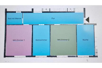 WG Zimmer 18m2 plus 36m2 Gemeinschaft - Oberhausen