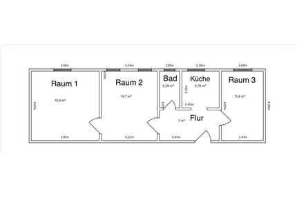 2,5 Zimmer Wohnung in zentraler Lage mit 55 mq - Hamburg Borgfelde