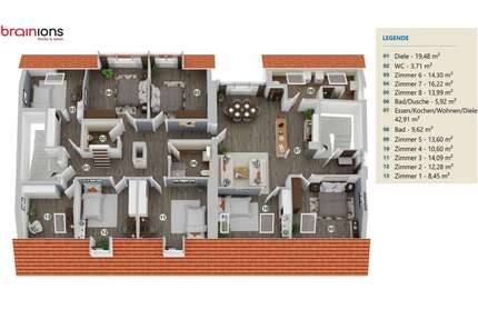 WG-Zimmer in Stuttgart 625,00 € 14.09 m²