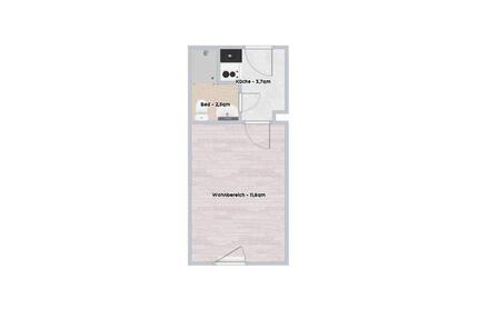 Apartment 1 Zimmer Wohnung Bayreuth St. Georgen frei