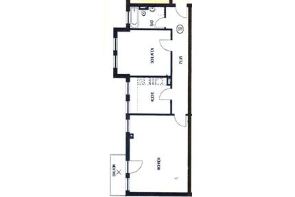 Attraktive 2-Raum-Wohnung mit Südausrichtung und Balkon (68 m²) - Magdeburg Hopfengarten