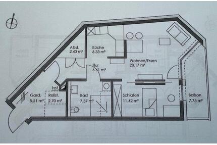 behindertengerechte Mietwohnung in Bückeburg - Bremen Blockland