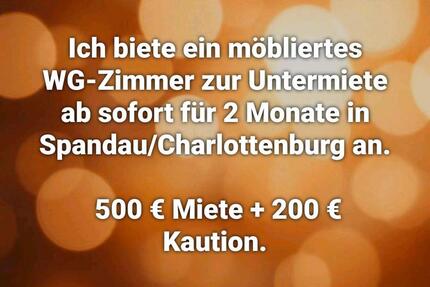 WG Zimmer in Charlottenburg Spandau - Berlin Tempelhof-Schöneberg