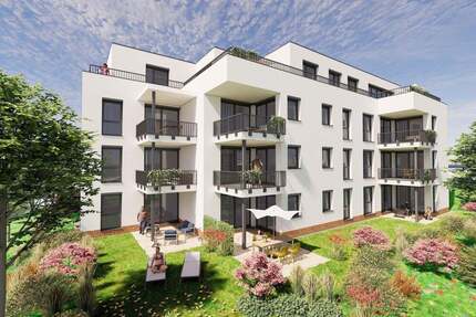 Erstbezug! Moderne 4-Zimmer Wohnung mit Garagenstellplatz - Hartmannsdorf