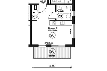 Wohnen auf Zeit in Berlin 1.238,00 €