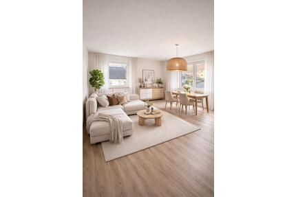 Erstbezug! Moderne 4-Zimmer Wohnung mit Garten & Stellplatz - Stockheim