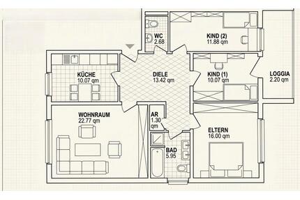 4 Zimmer Wohnung Paderborn Wewer