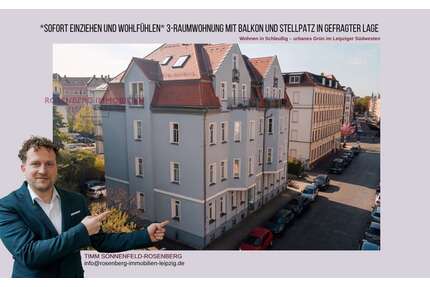 Wohnung zum Mieten in Leipzig Schleußig 1.174,50 € 87 m² - Leipzig / Schleußig