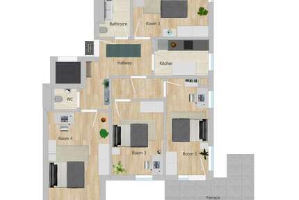 WG-Zimmer in München 800,00 € 14 m²