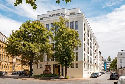Erstbezug in Citynaher Wohnlage - hochwertige 1 Raum Wohnung mit Balkon - Leipzig Mitte