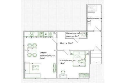 2-Zimmer Wohnung - 750,00&nbsp;EUR Kaltmiete, ca.&nbsp; 55,00&nbsp;m&sup2; in Biblis (PLZ: 68647)